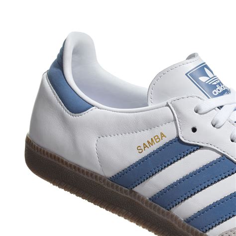 adidas samba weiß mit blauen streifen|Adidas Samba tracksuit.